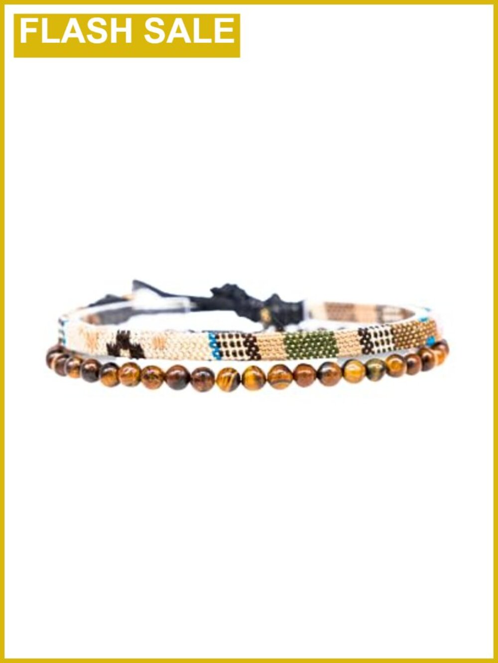 Handmade Boho Surfer Bracelets Set Waterproof Adjustable Cotton Beaded Braided